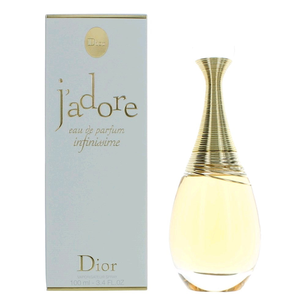 Bottle of J'adore Infinissime by Christian Dior, 3.4 oz Eau De Parfum Spray for Women